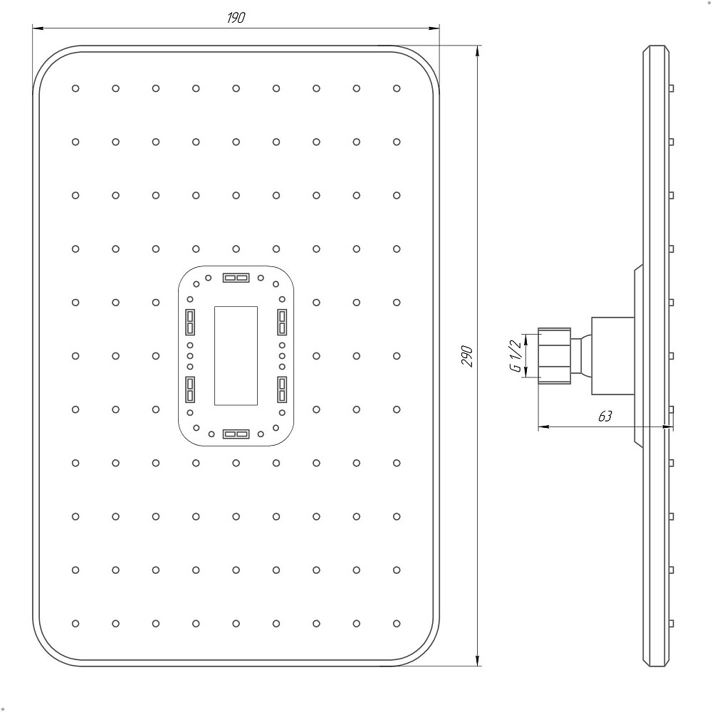 Душова лійка Globus Lux SD-003-30-00 Луцьк - фото 6