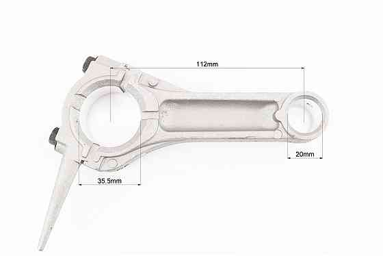 Шатун (D-35,50mm, d-20mm) 182F/188F/190F/192F +0,50mm Київ