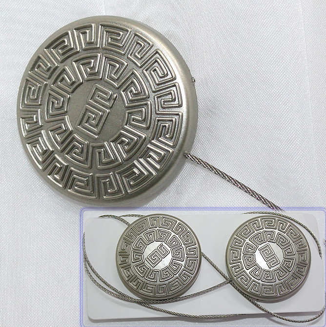 Магніти для штор і гардин (109м) Родос набір 2 шт Сатин (81-020) Київ - фото 1