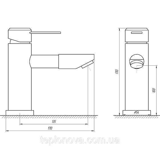 Смеситель для умывальника Globus Lux WIEN SBT2-101N Черновцы