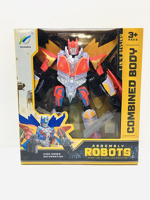 Трансформер Assembly Robots робот перетворюється на спецтехніку Вид 4 (339-21) Чернигов - изображение 2