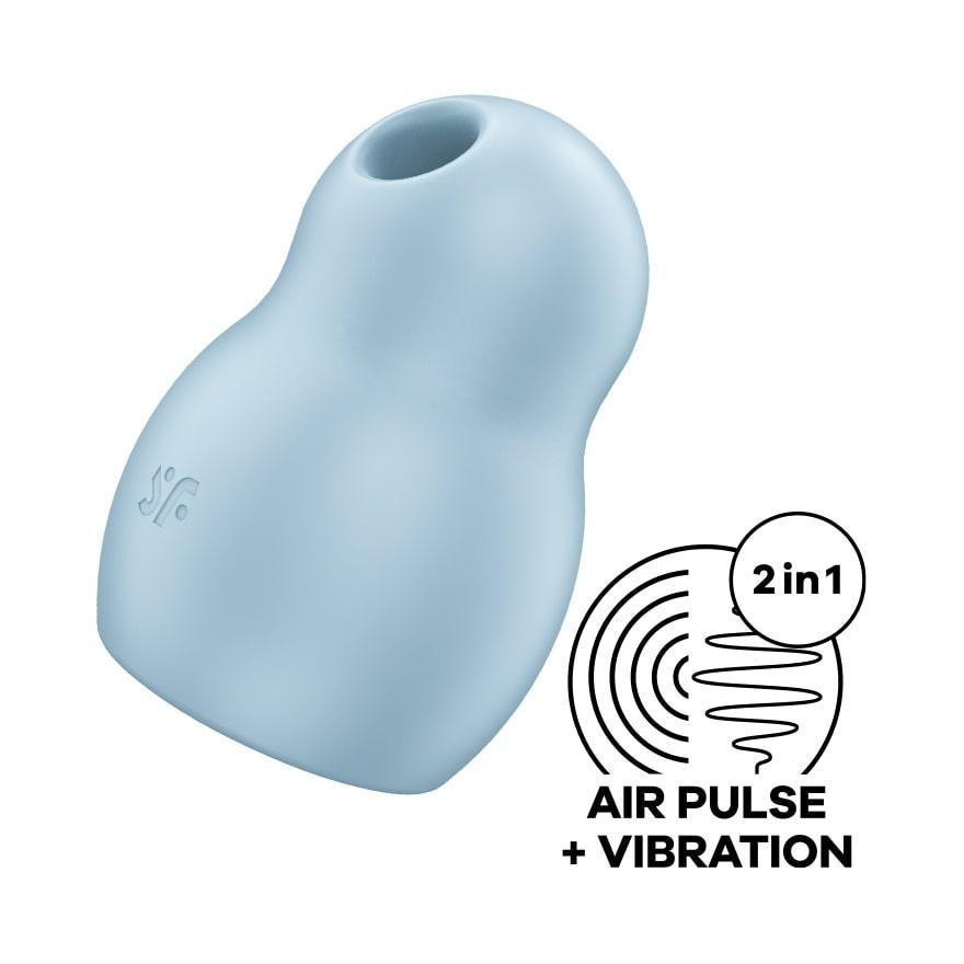 Вакуумний кліторальний стимулятор - Satisfyer Pro To Go 1 Blue Sex Aura Київ - фото 1