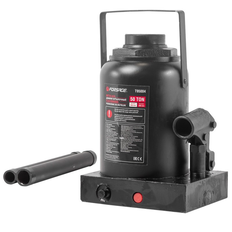 Домкрат бутылочный 50т с клапаном (h min 260мм, h max 415мм) Forsage F-T95004 Одесса - изображение 2