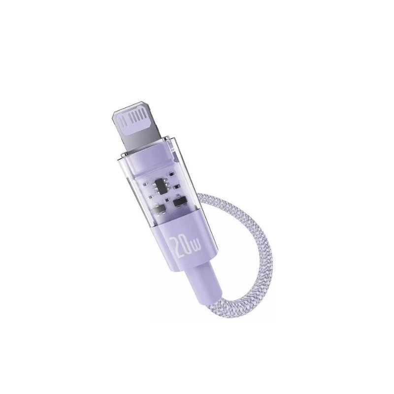 Кабель Baseus Gem Fast-Charging Data Cable USB-C to iP 20W 2m Nebula Purple Київ - фото 3
