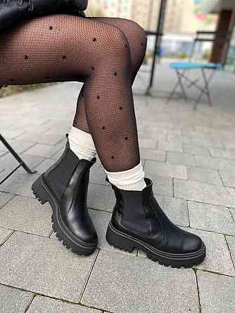 Edan Instruments Черевики жіночі EDAN 17/2 чорні (зима, шкіра натуральна) (6101) 38 Коломия