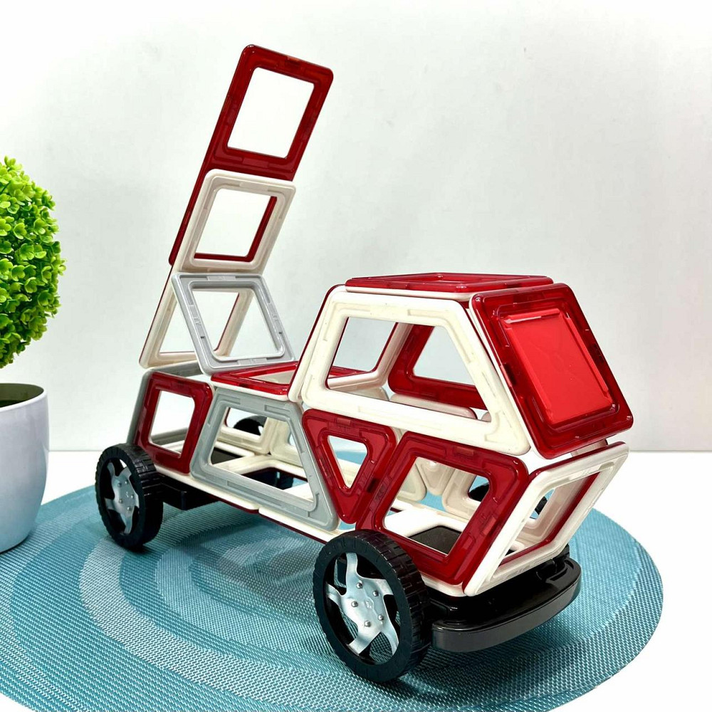 Конструктор магнітний Limo Toy Транспорт 57 деталей (KB 1015) Чернігів - фото 7