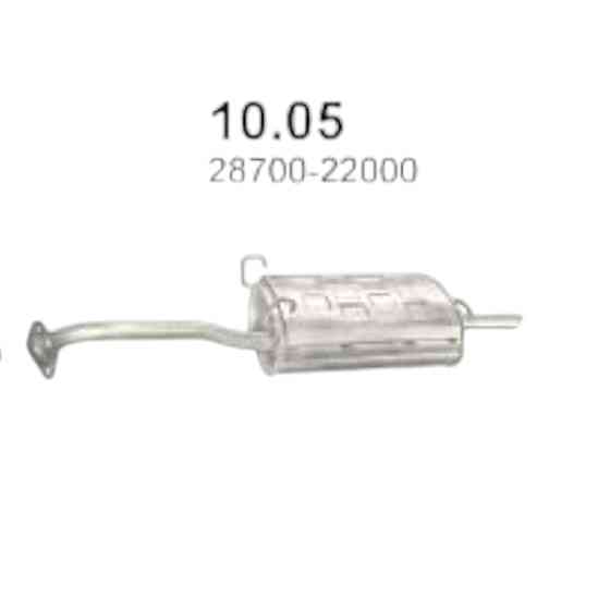 Глушитель Accent 1.3-1.5 Хюндай Мукачево