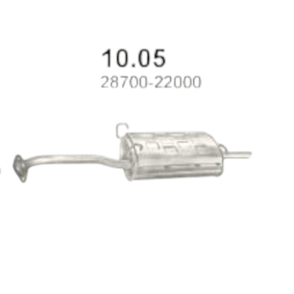 Глушитель Accent 1.3-1.5 Хюндай Мукачево - изображение 1