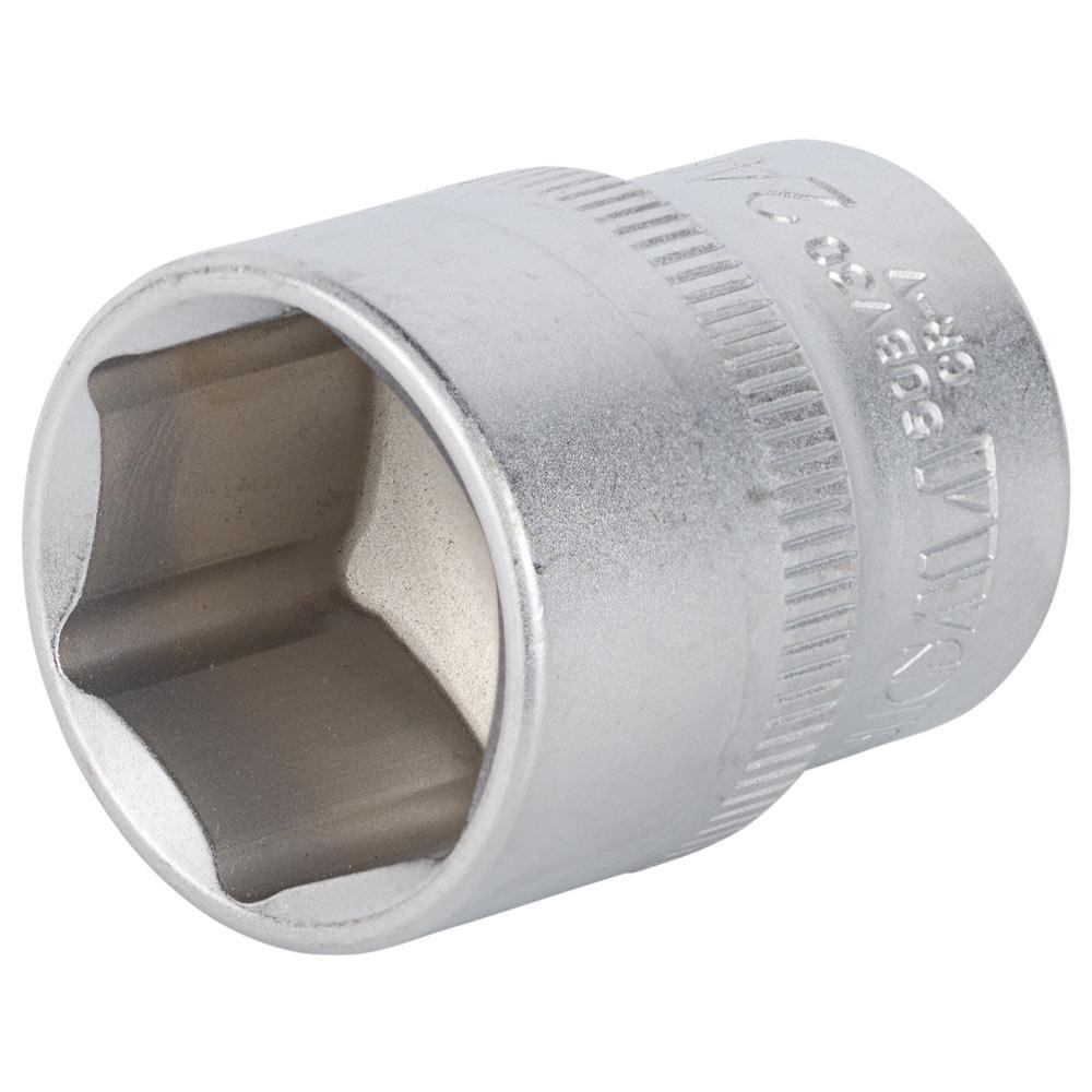 Насадка шестигранна коротка 1/2" 24 мм CrV mid SIGMA (6071241) Київ - фото 3