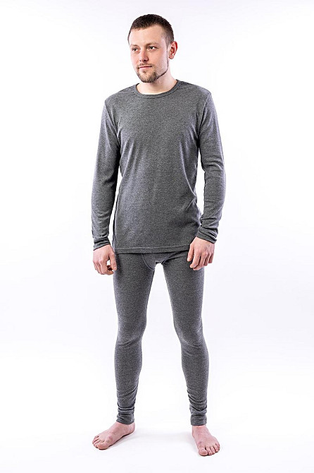 Комплект чоловічої нижньої білизни, антрацит топ Крохатушка одяг Київ - фото 2
