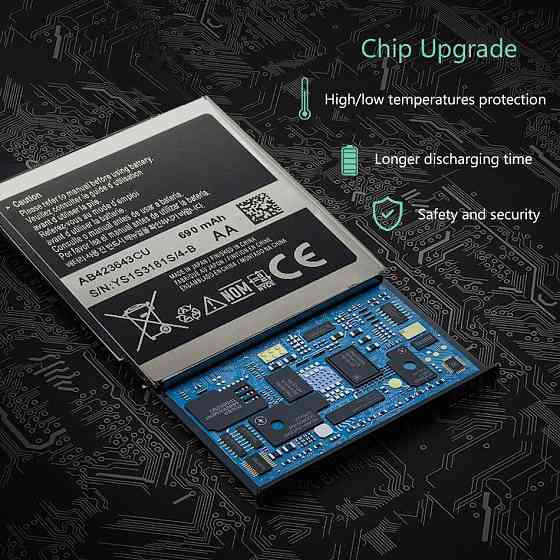 Акумулятор AB423643CU (AB423643CC AB423643CE) для Samsung X828 D830 D838 E840 F589 F639 U100 U308 U600 X820 Дніпро