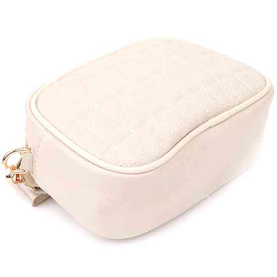 Элегантная женская сумка на каждый день из натуральной кожи Vintage 22904 Белый Киев