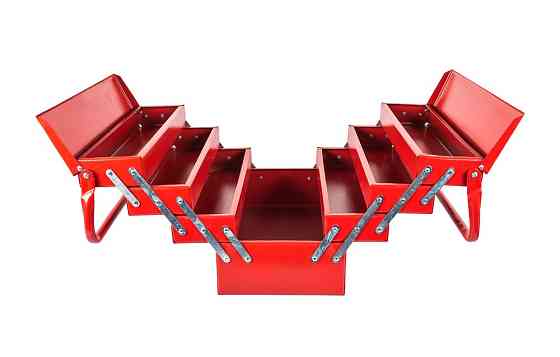 Ящик для інструментів MASTERTOOL металевий 440 мм 4 яруси/7 відділень 79-4307 Рівне