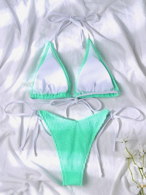 Купальник жіночий роздільний Зелений M-L Харків - фото 8