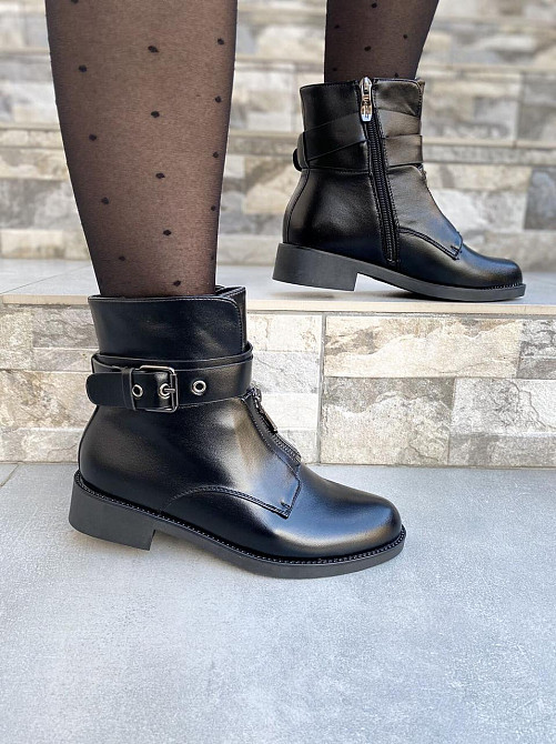 Жіночі черевики MOLO чорні еко-шкіра 36р. (2587) Коломия - фото 4