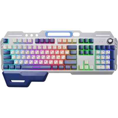 Клавіатура Maxxter KBG-RGB-01-UA RGB USB Metal (KBG-RGB-01-UA) Вінниця