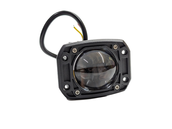 Светодиодная фара StarLight HP-GZD-266-01 ближний (белый + желтый), универсальная прямоугольная 12/24V Харьков