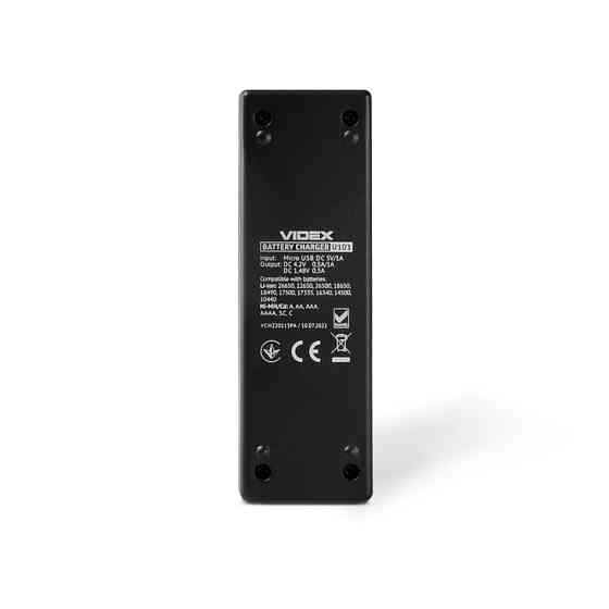 Зарядное устройство 1x18650 и др./ от USB / Videx VCH-U101 Днепр