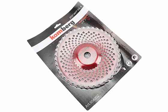 Ніж 40Тх255mm побідитові зуби, "тарілка", "RED" Київ