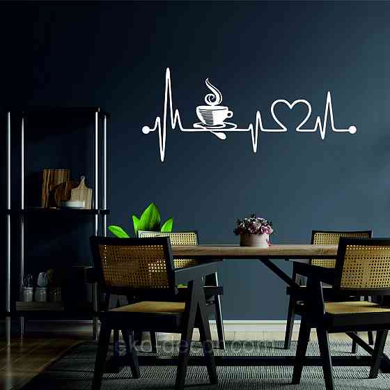 Декоративне настінне 3D Панно «Кава» Декор на стіну з об'ємом Київ