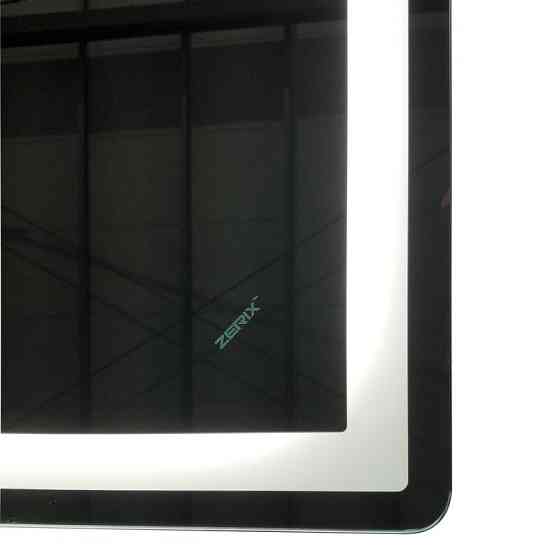 Зеркало Zerix Sansa MR01-80x60-REVERSE с LED Touch, Anti-fog, диммером, регулятором яркости (ZX6049) Киев