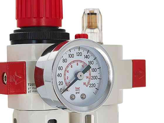 Блок підготовки повітря 1/4" "Tvardy" для комресора (4 в 1) Київ