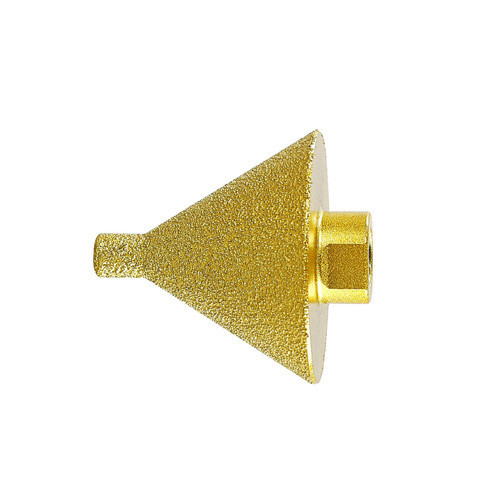 Фреза алмазна конусна 9-38мм M10 для розсвердлювання на КШМ з кераміки граніту для дриля Київ - фото 2