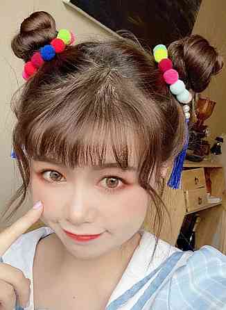 Резинки для волос разноцветные - размер универсальный Киев