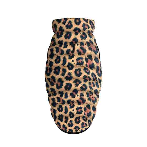 Курточка для собак WAUDOG Clothes малюнок "Леопард", S35, В 47-50 см, С 30-33 см Коломыя