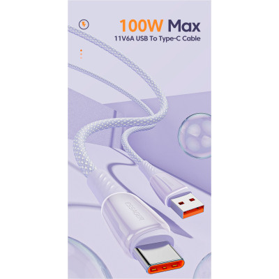 Дата кабель USB 2.0 AM to USB-C 1.0m 100W green Essager (EXCT1-CH06) Винница - изображение 6