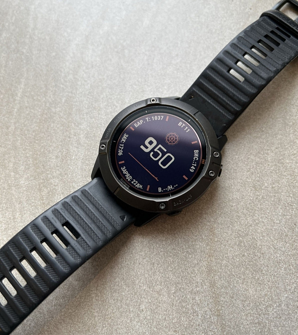 Смарт -Часы Garmin Fenix 6X Pro Solar Titanium Киев - изображение 7