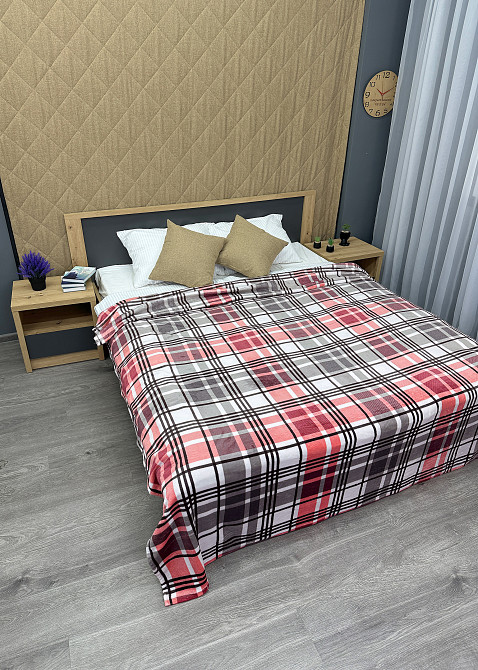 Плед-покривало Decorator WellSoft BRISTOL 150х210 см Клітинка різнобарвна (87-161) Київ - фото 2