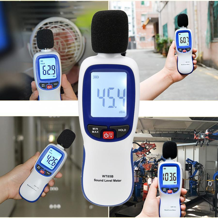 Вимірювач шуму (шумомер) Bluetooth 30-130 дБ WINTACT WT85B Чернігів - фото 4