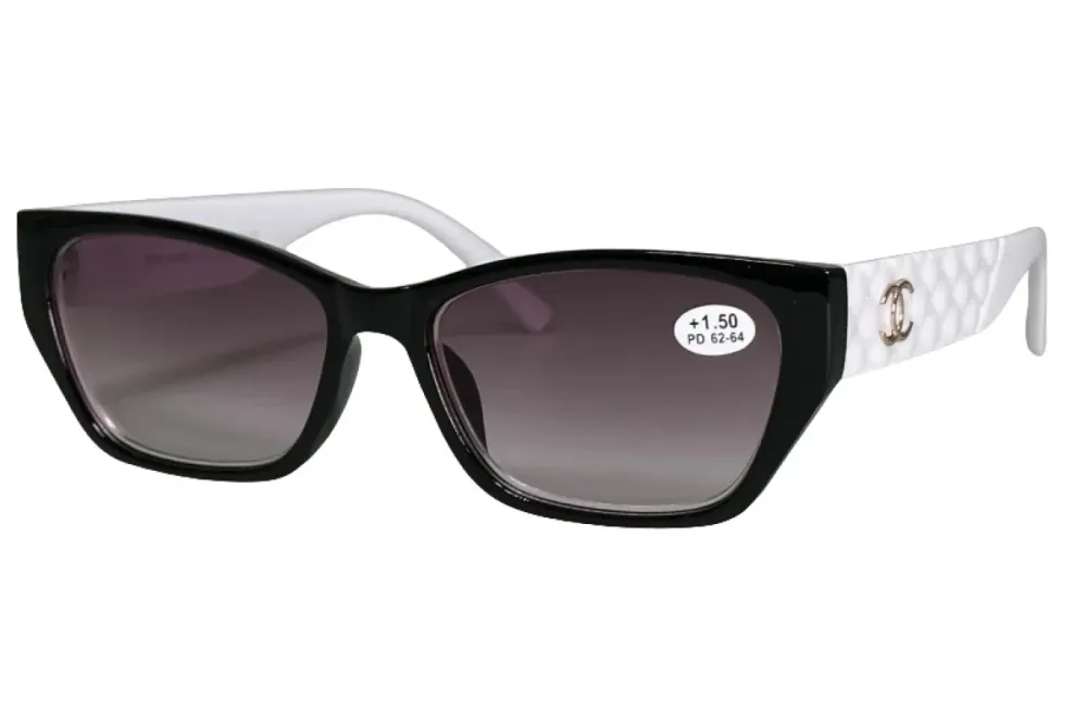 Окуляри з діоптрією 7098 С1 Білий Тоновані +6.00 Луцьк - фото 1