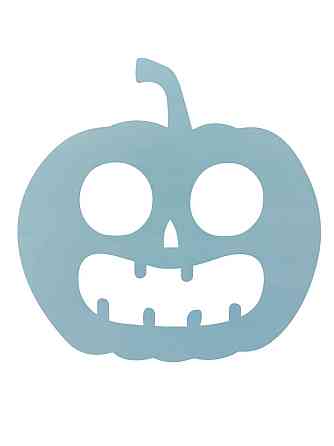 Хэллоуин трафарет Тыква из пластика 20 на 16 см серый Киев