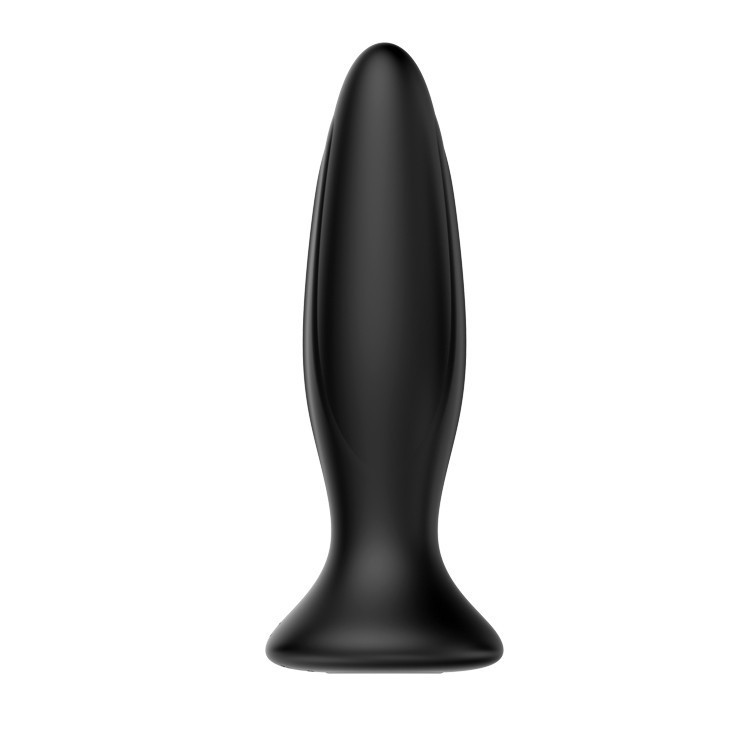 Анальная пробка силиконовая с вибрацией MR PLAY чёрная, 12.8 х 3 см Sex Aura Киев - изображение 4