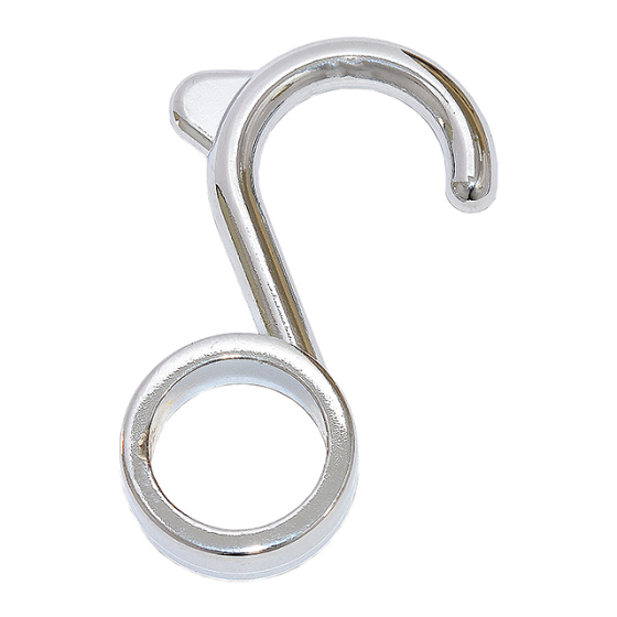 Гачок на рейлінг Д16мм нез'ємний Харків