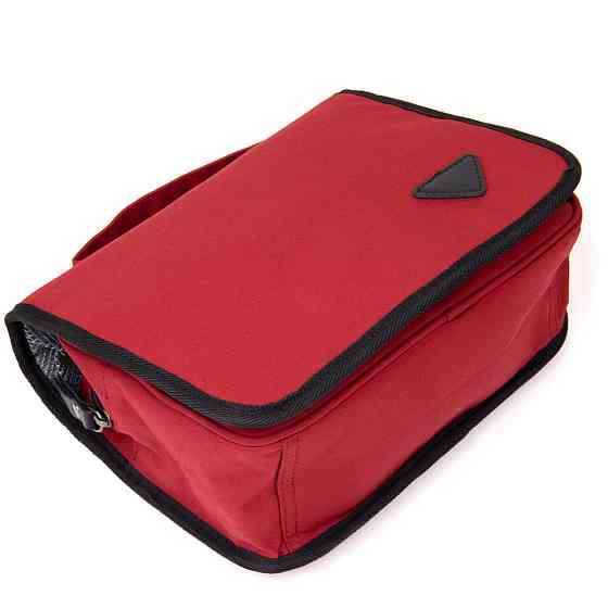 Текстильна сумка-органайзер в подорож Vintage 20658 Малинова Київ