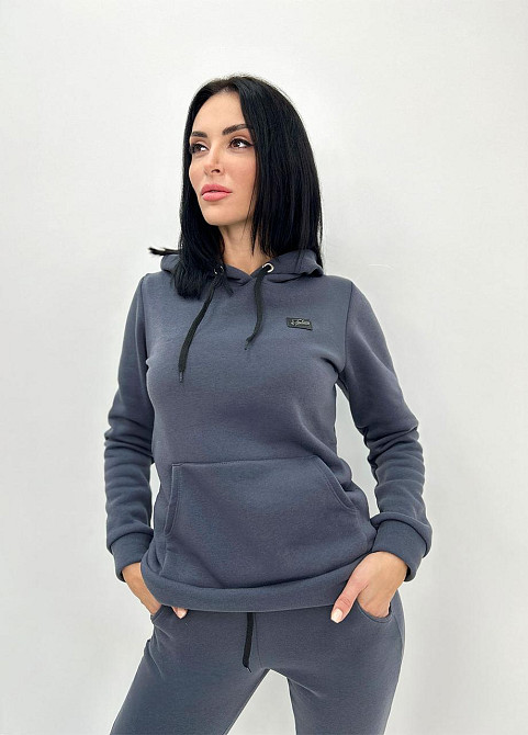 Теплий спортивний костюм "Whisper" оптом | Норма 46-48, Графіт Київ - фото 1