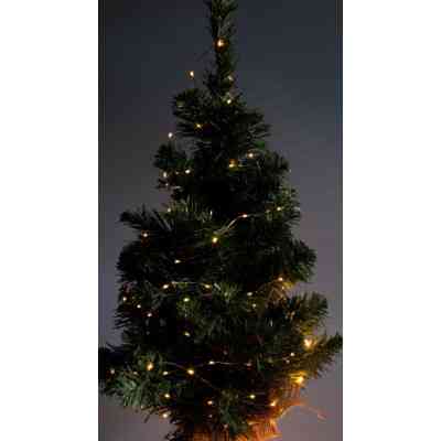 Гірлянда Luca Lighting Струна чорна 18 м теплий білий (8718861853162) Вінниця