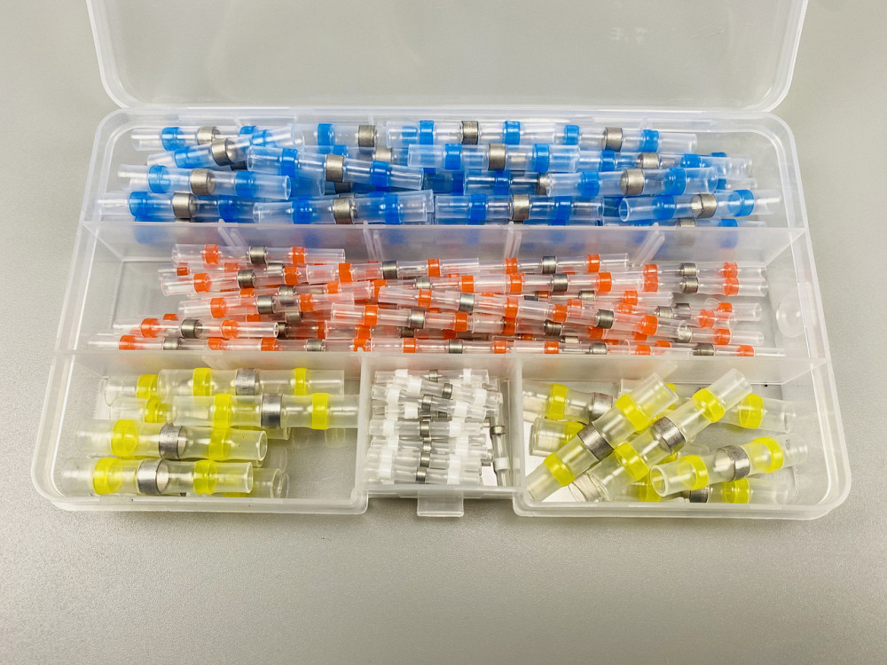 Набір паяльних з'єднувачів для проводів, термоусадочні стикові з'єднувачі, водонепроникні ізольовані Мукачево - фото 10