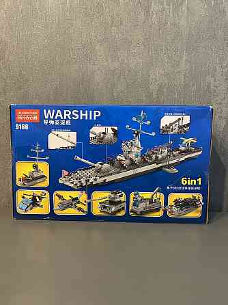 Конструктор LeleBrother военный корабль 6 в 1, 727 деталей, совместим с Lego Киев