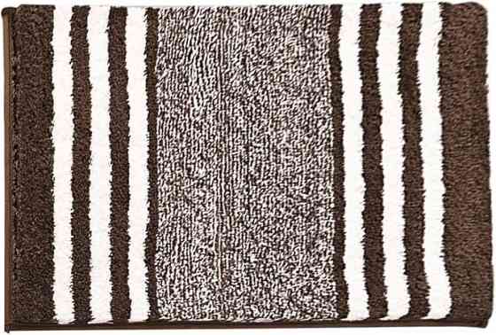 Коврик для ванной и душа коврик для ног в ванную комнату,микрофибра,атискользящий 50х80 см,в полоску Кам'янець-Подільський