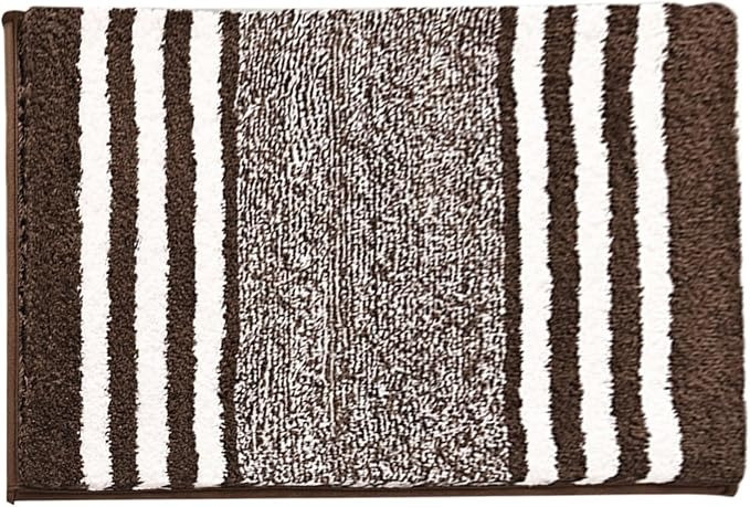 Коврик для ванной и душа коврик для ног в ванную комнату,микрофибра,атискользящий 50х80 см,в полоску Каменец-Подольский - изображение 5