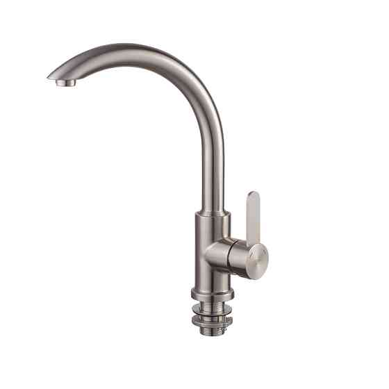 Змішувач для кухні Koer KI-70019-02 (з нерж. сталі) (Колір нерж) (KR4795) Київ