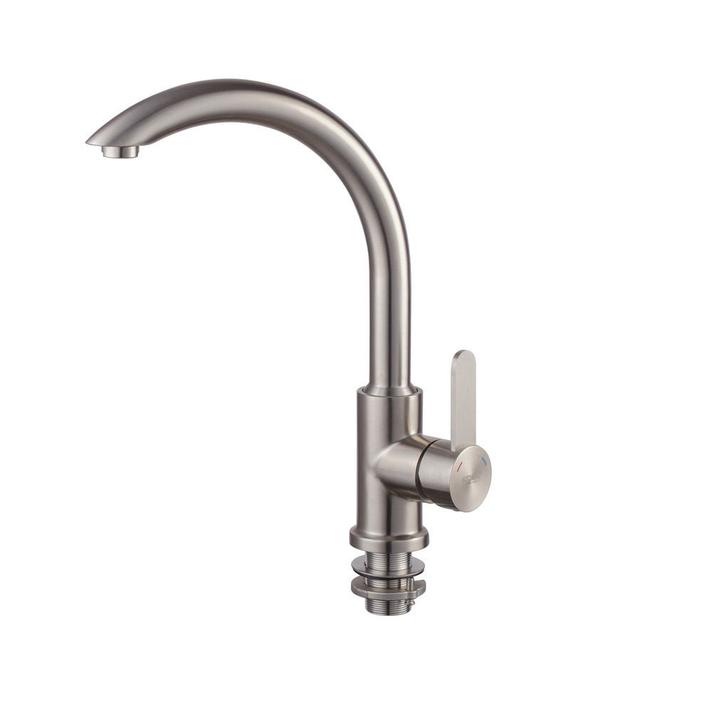 Смеситель для кухни Koer KI-70019-02 (из нерж. стали) (Цвет нерж) (KR4795) Киев - изображение 6