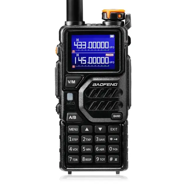 Рація Baofeng UV-K5 Plus 10 Вт USB Type-C (Чорний) Київ - фото 7