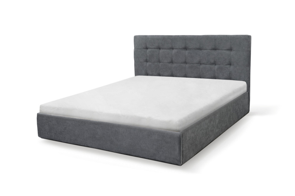 Ліжко Мішель 1600*2000 с п/м Аляска 05 сірий Дніпро - фото 3