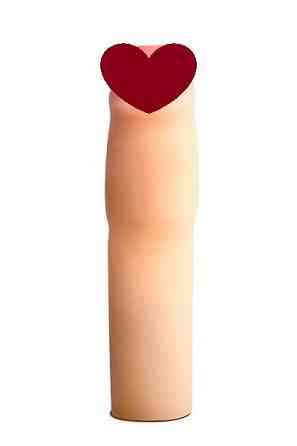Насадка киберкожа PERFORMANCE 1.5INCH COCK XTENDER BEIGE Sex Aura Киев