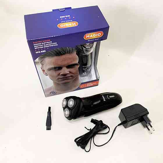 Акумуляторний прилад для видалення волосся, Професійна бритва для чоловіків, Бритва сітчаста професійна LR-64 Львів